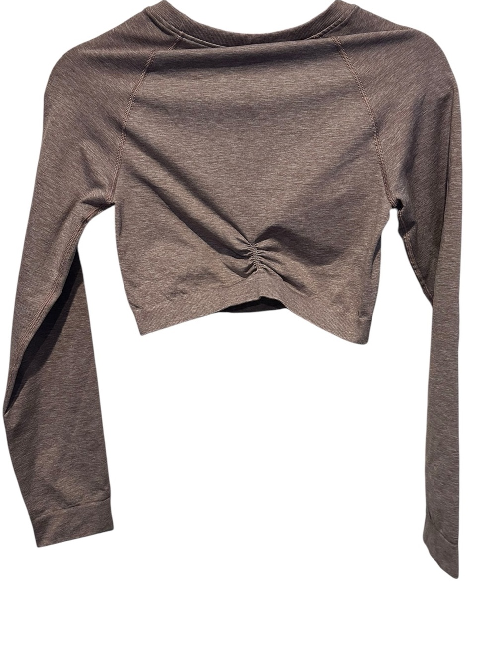 Gymshark Women’s Everyday Seamless Long Sleeve Cropped Top - Mauve - Picture 2 of 3